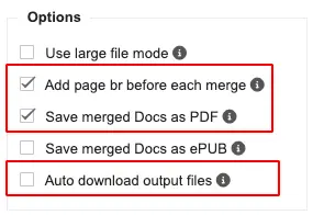 Customizing the output