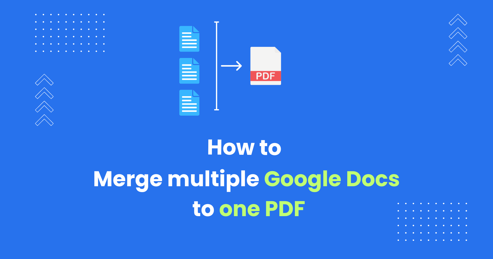 This tutorial explains how to combine multiple Google Docs into one PDF with specific headers and footers and access settings.